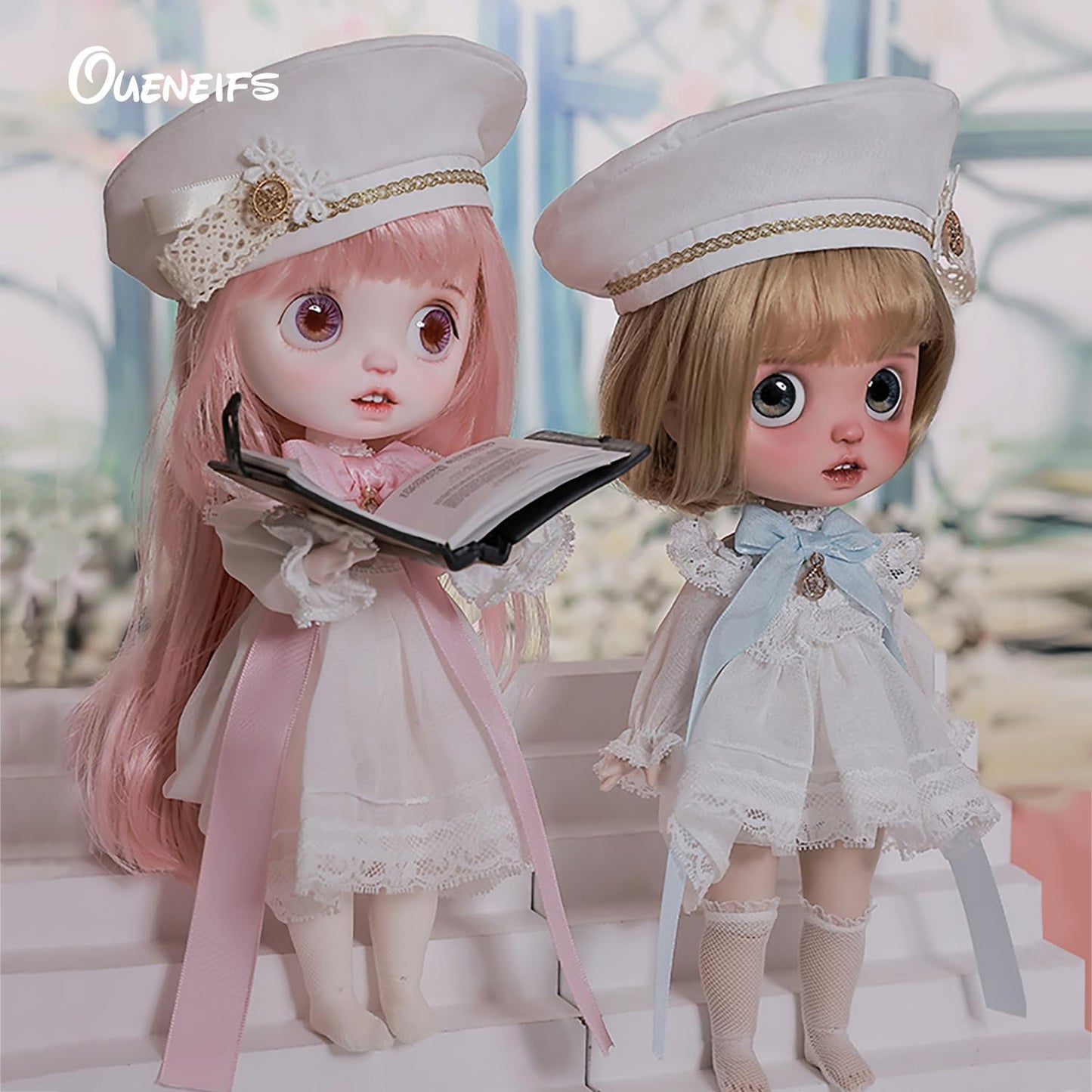 Lime Fullset D Bjd Doll 1/6 Big Head Open Mouth Expression Church Dress Style Gift Dolls for 15+ Year Old