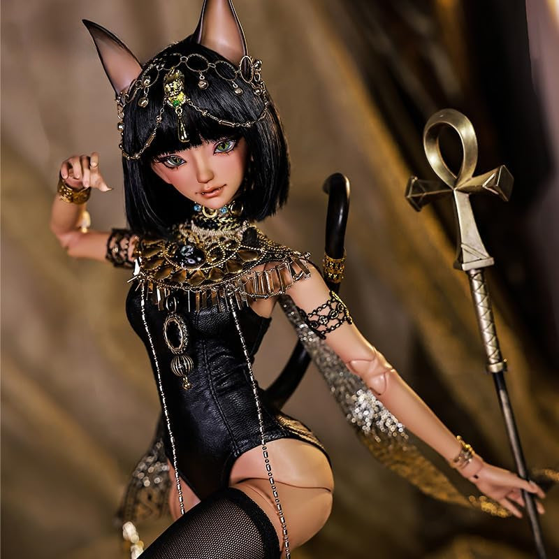 1/4 Bast Bjd Doll Ancient Egypt Mysterious Fighting Style Cat Guard Gifts