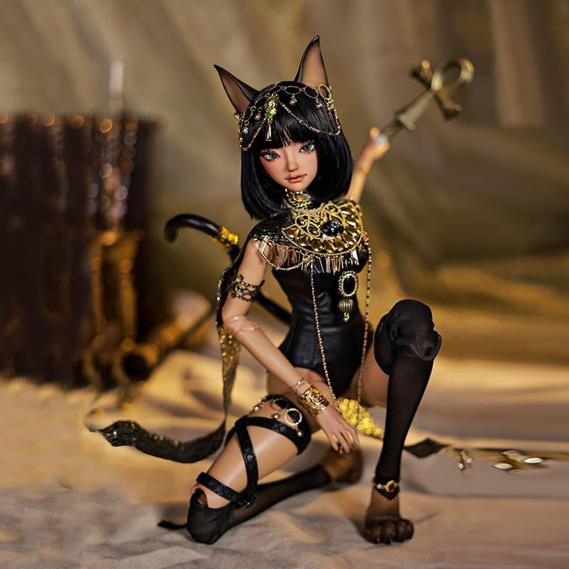 1/4 Bast Bjd Doll Ancient Egypt Mysterious Fighting Style Cat Guard Gifts