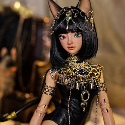 1/4 Bast Bjd Doll Ancient Egypt Mysterious Fighting Style Cat Guard Gifts